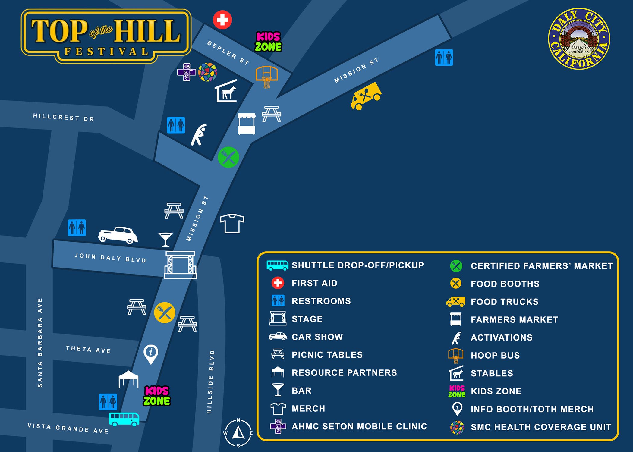 2025 TOTH Festival Map