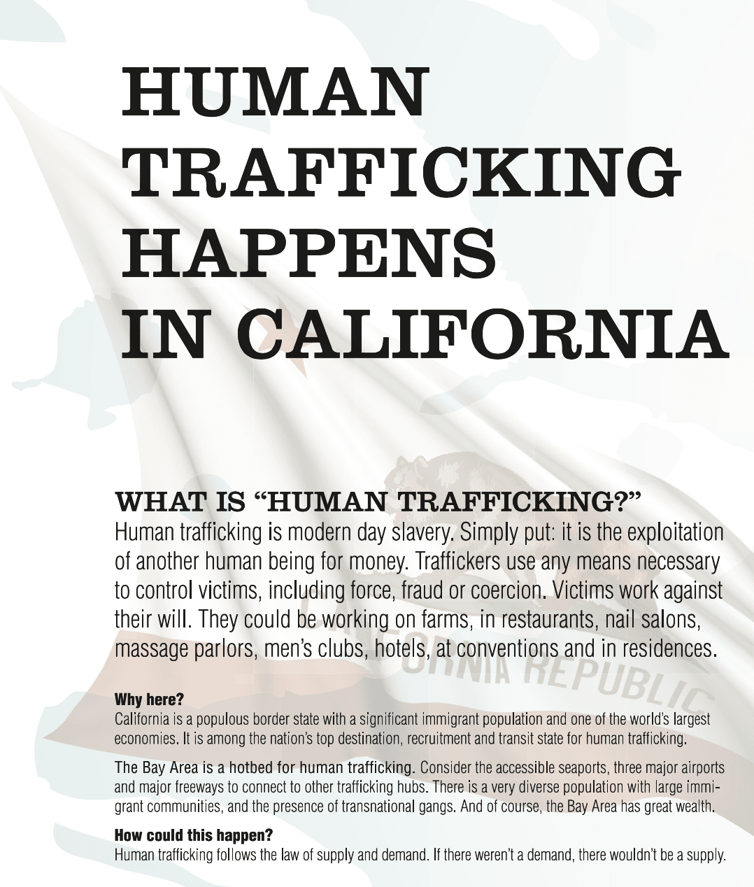 What is Human Trafficking