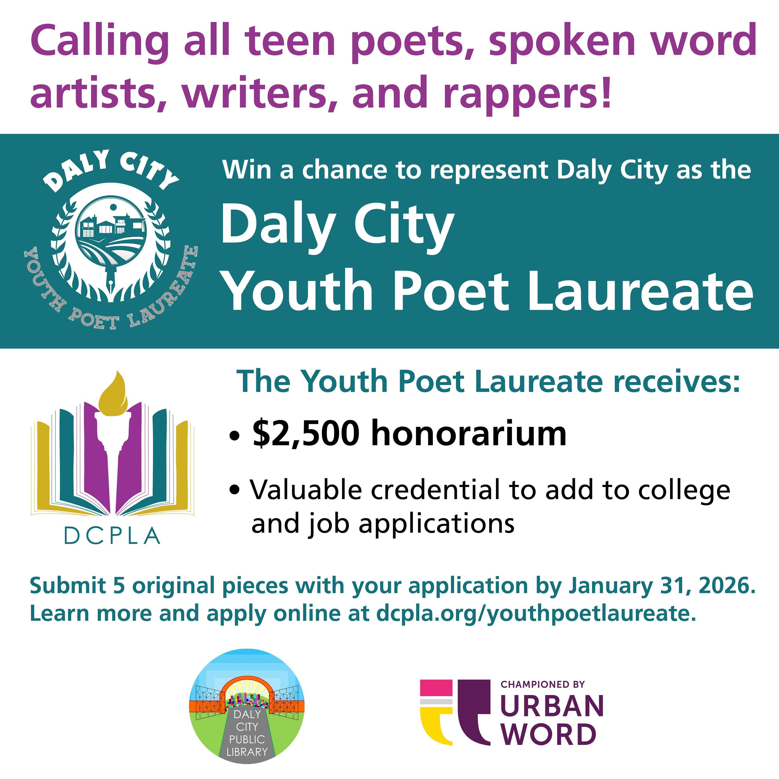 Youth Poet Laureate 2026