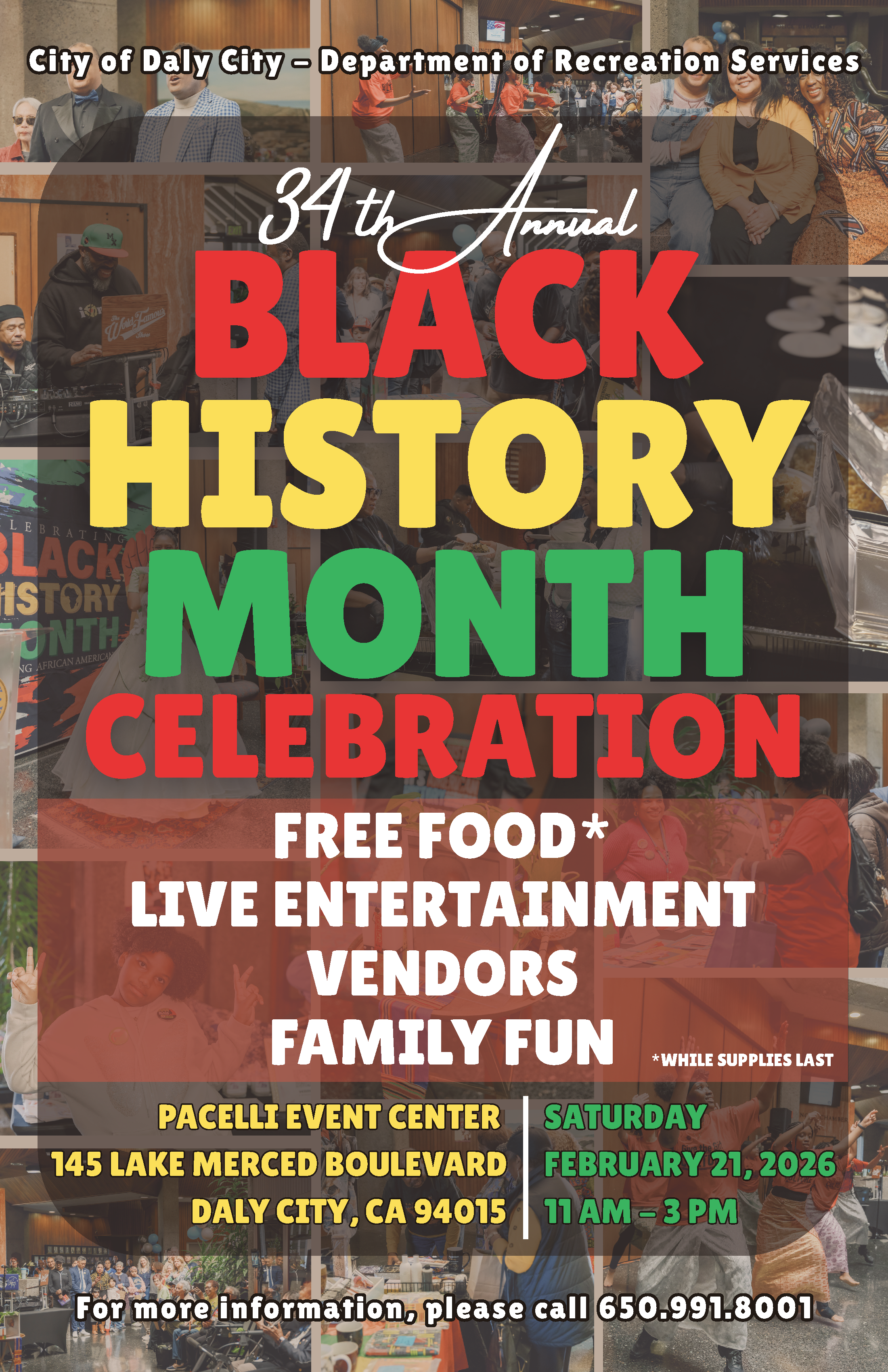 BLACK HISTORY MONTH CELEBRATION 2026 (11 x 17 in)