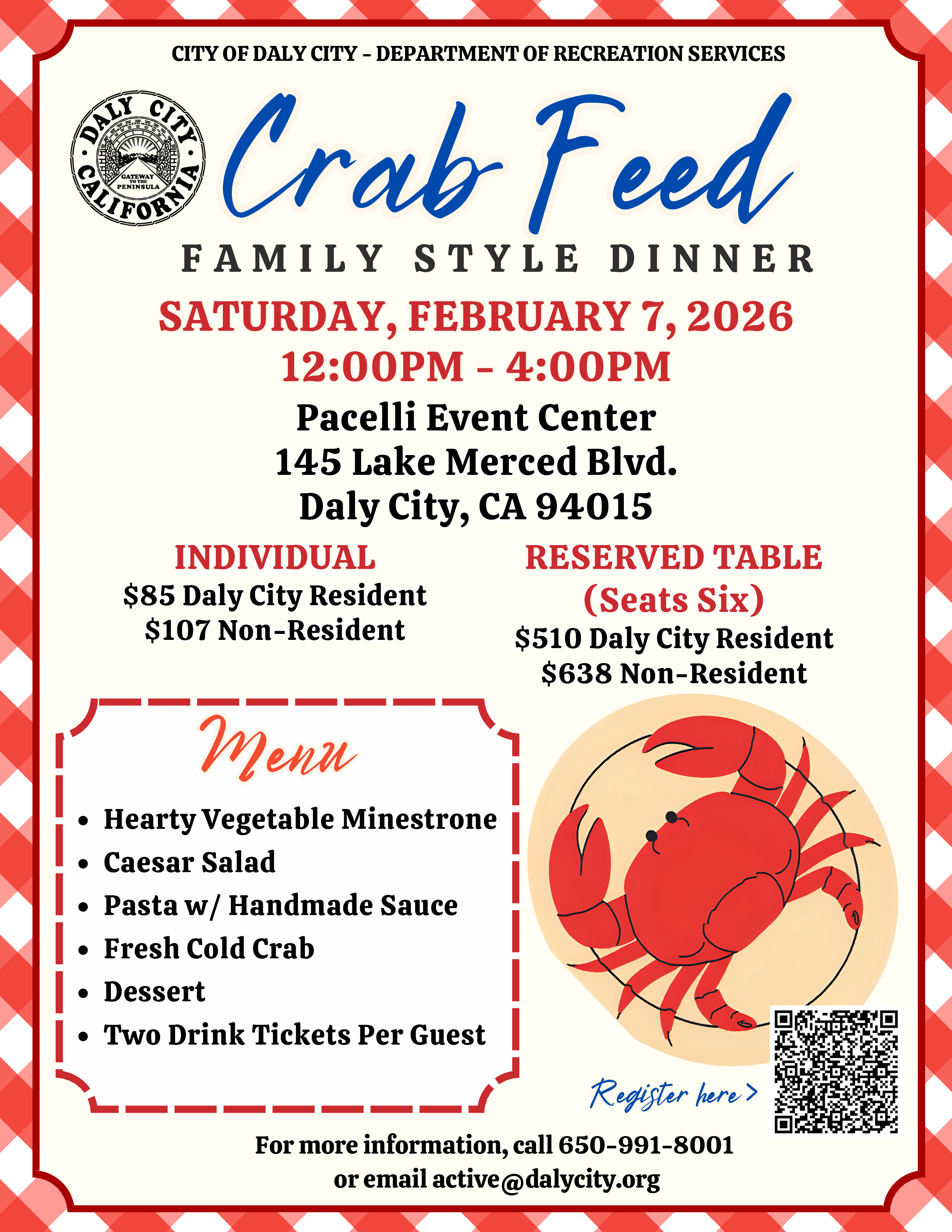 Crab Feed Flyer 2026